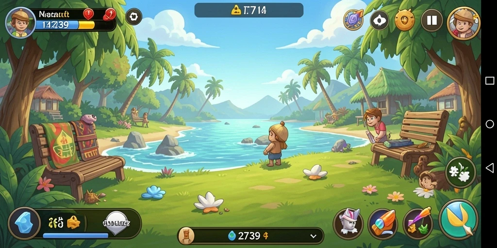Screenshot yang menampilkan gameplay menarik di 2739.