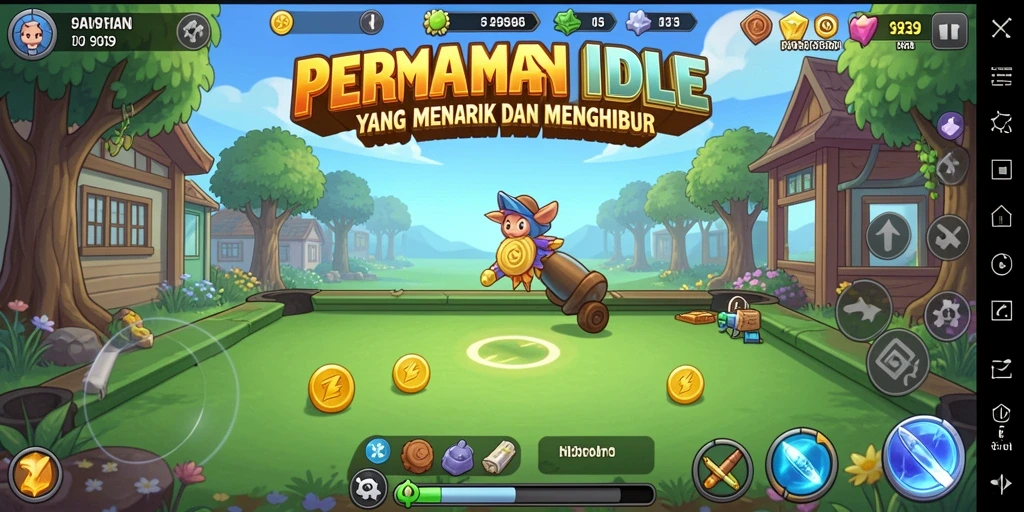 Tangkapan layar utama menampilkan gameplay santai 9939.