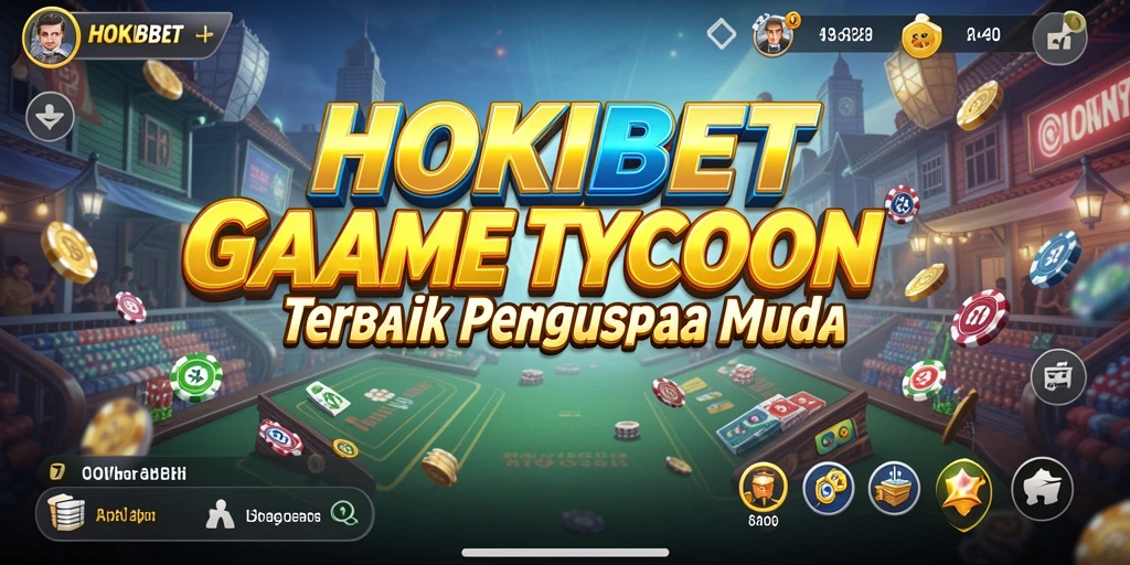 Tampilan menarik dari gameplay HOKIBET yang menggambarkan pengelolaan bisnis.