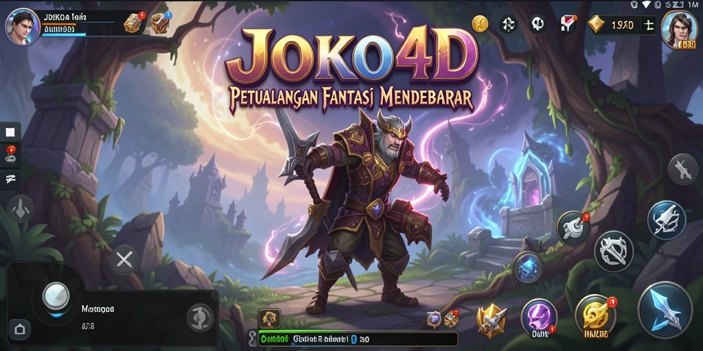 Tampilan gameplay RPG JOKO4D yang seru dan mengasyikkan.