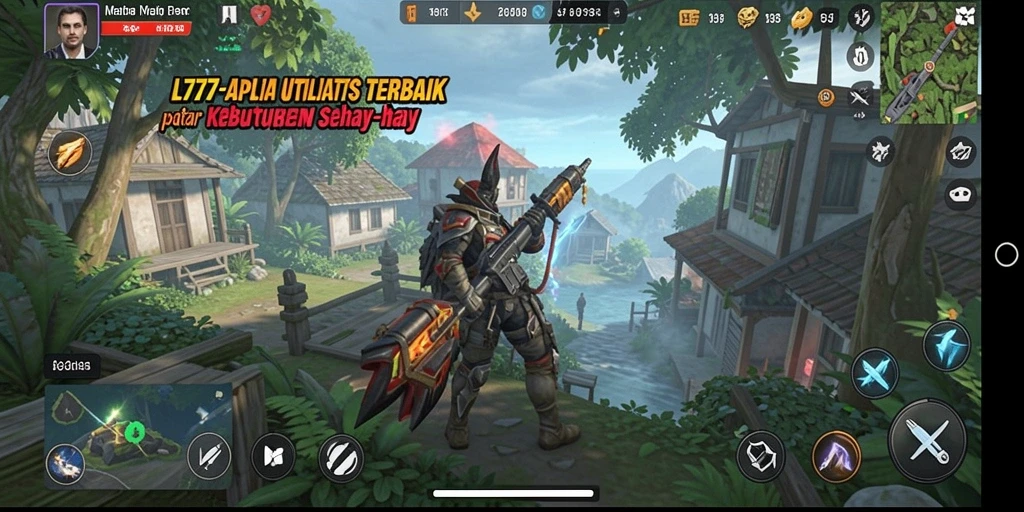Screenshot L777 menampilkan beragam fitur utilitas dalam satu antarmuka.