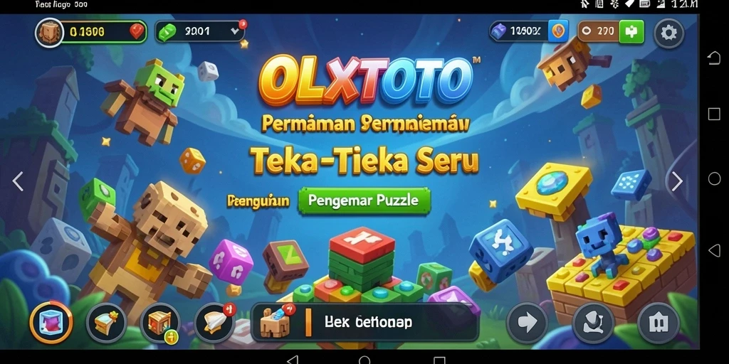 Tampilan gameplay OLXTOTO dengan teka-teki menantang yang menarik.