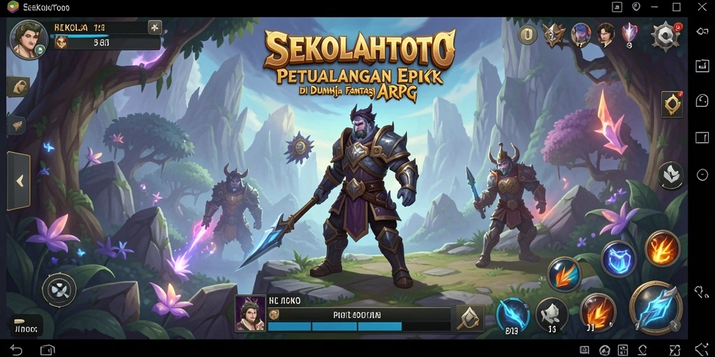 Gameplay menarik dari SEKOLAHTOTO dengan aksi pertempuran seru.