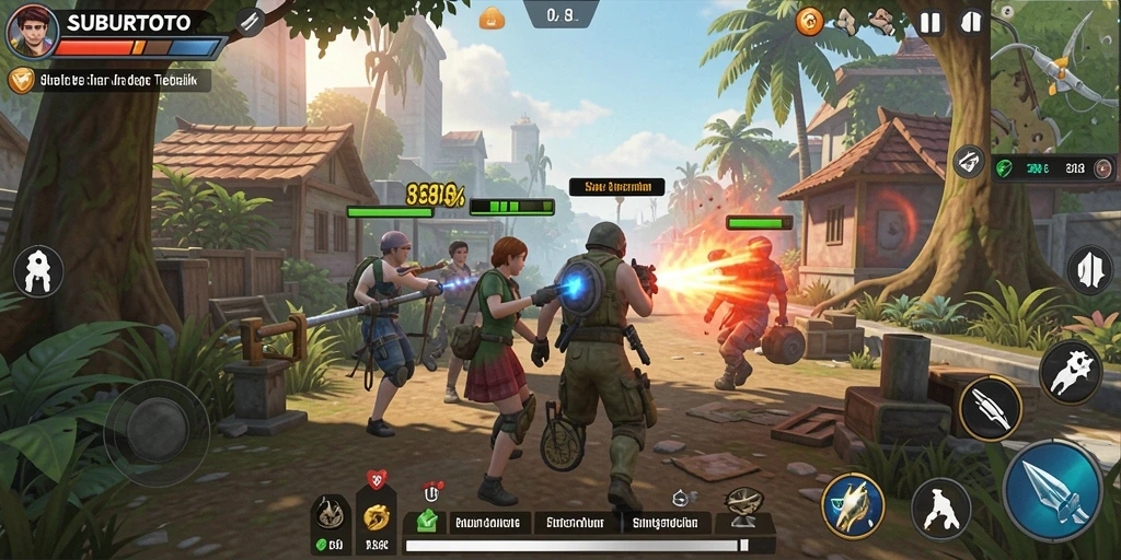 Screenshot gameplay SUBURTOTO yang menampilkan momen seru dan strategis.