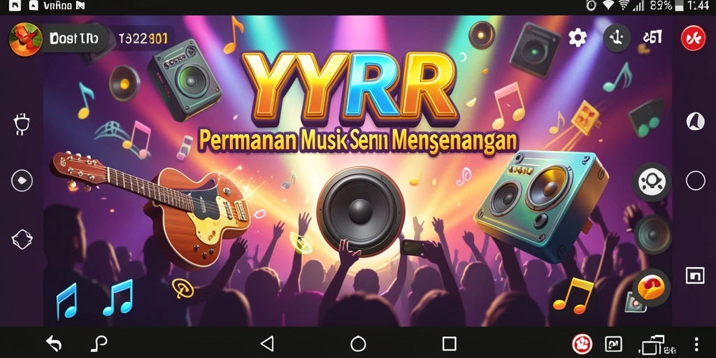 Gameplay YRYY yang menampilkan pengalaman musik yang immersive.