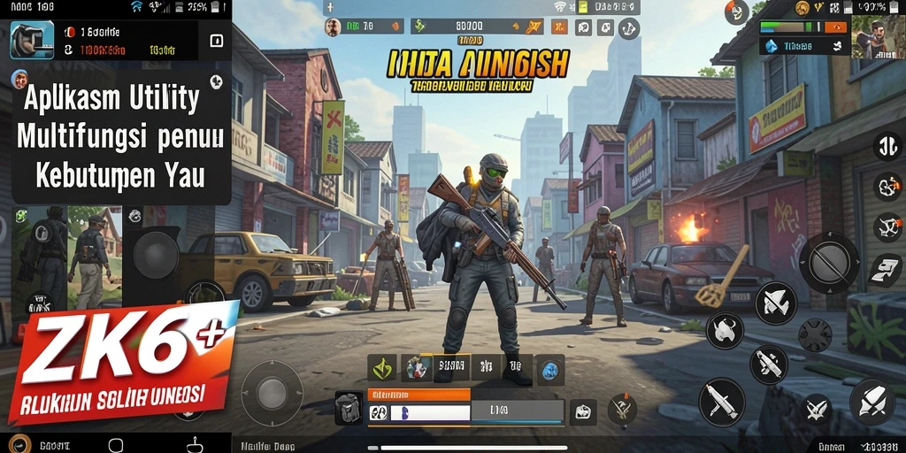 Tampilan utama ZK6 dengan antarmuka pengguna yang intuitif.