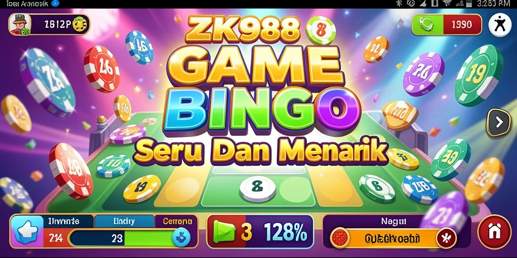 Tampilan gameplay menarik di ZK988 dengan suasana Bingo.