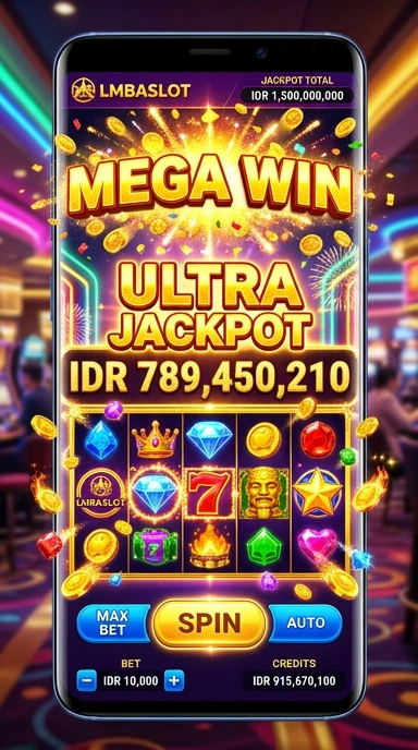 Cuplikan layar dari aplikasi lmbaslot yang menunjukkan menu navigasi.